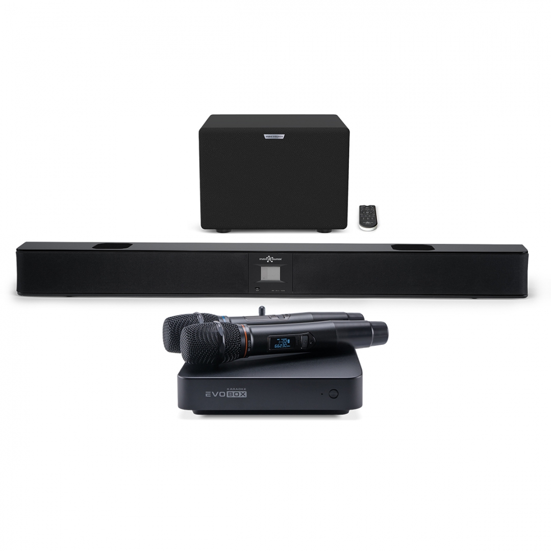 караоке-комплект EVOBOX Plus + EvoSound Bar (саундбар с караоке) в Электростали