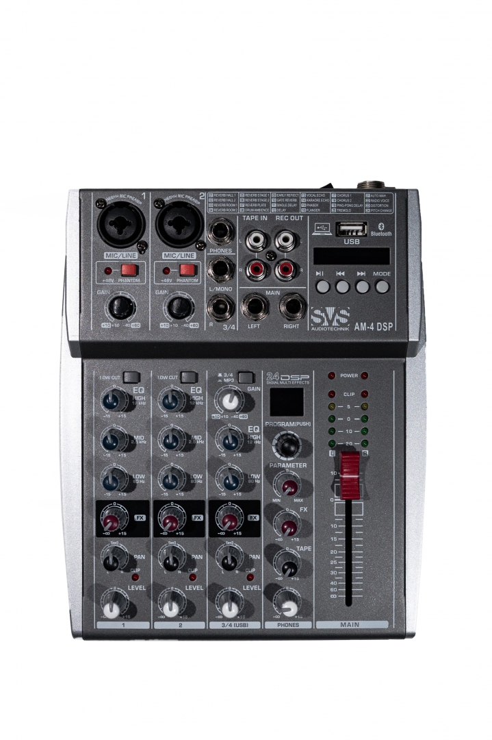 SVS Audiotechnik mixers AM-4 DSP Аналоговый микшерный пульт, 4-канала в Электростали