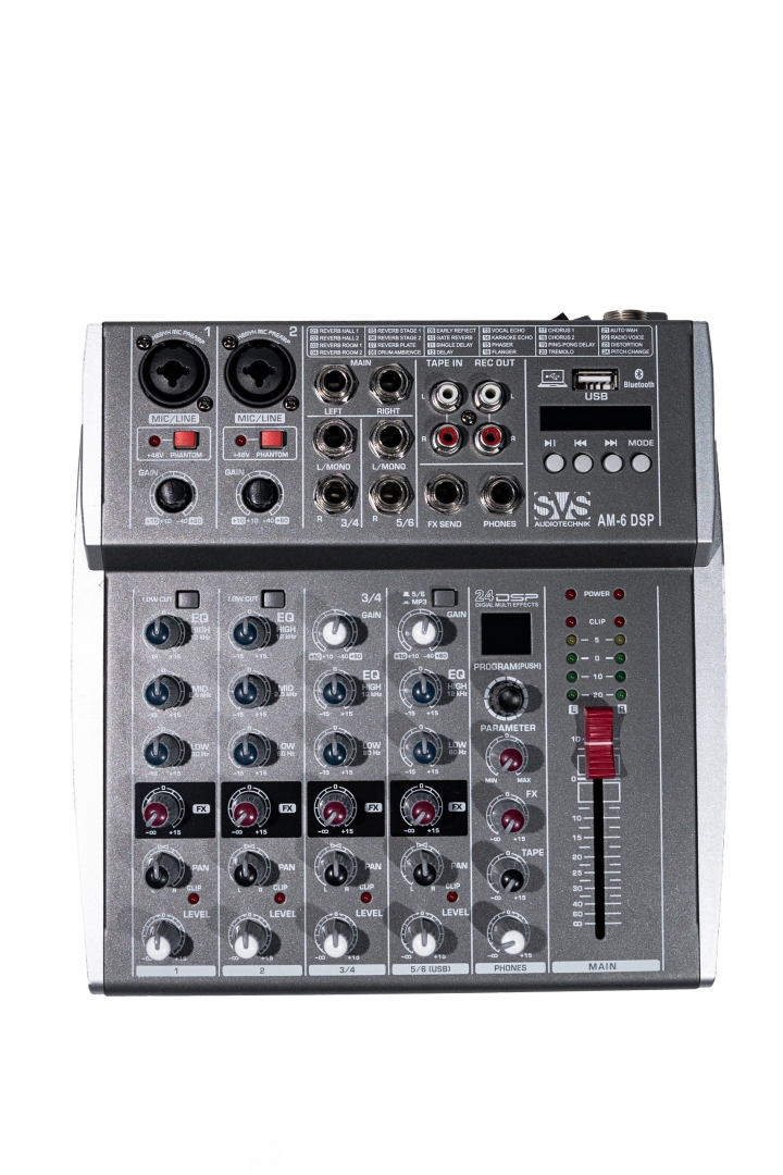 SVS Audiotechnik mixers AM-6 DSP Микшерный пульт аналоговый, 6-канальный SVS Audiotechnik mixers в Электростали
