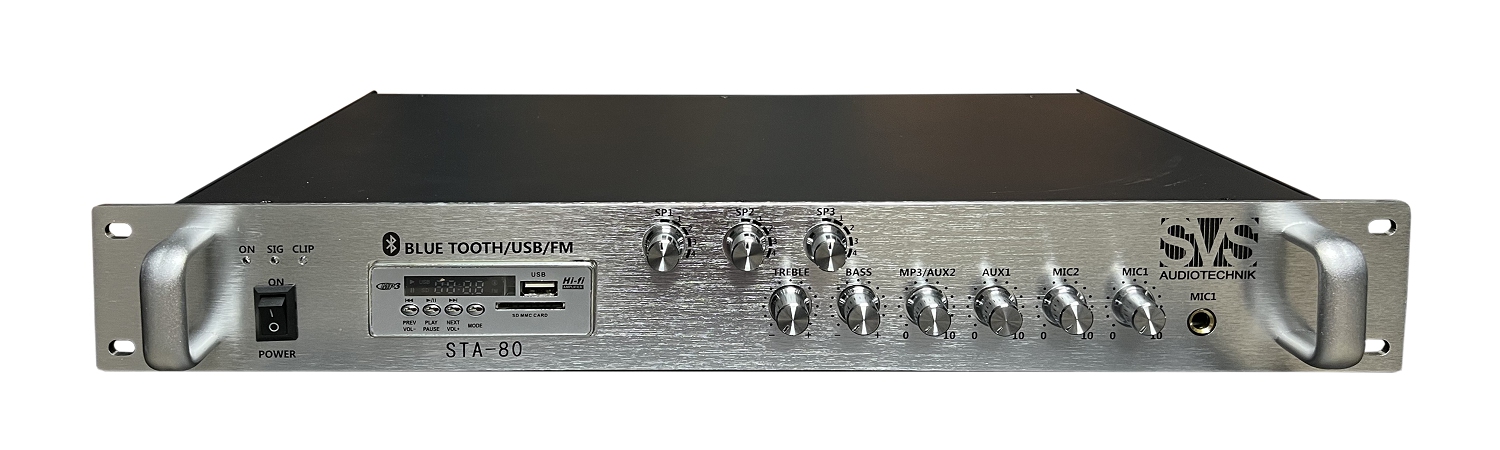 SVS Audiotechnik STA-80 Микшер-усилитель для систем Public Address в Электростали